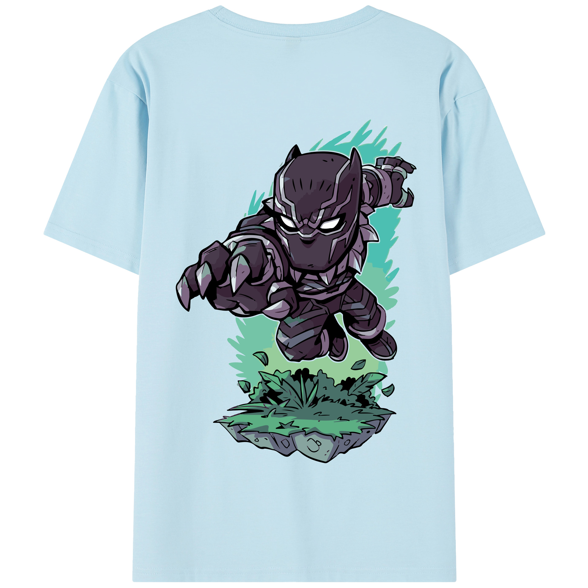 （画像用） アベンジャーズ The Avengers 綿100％半袖Tシャツ（背面プリント）